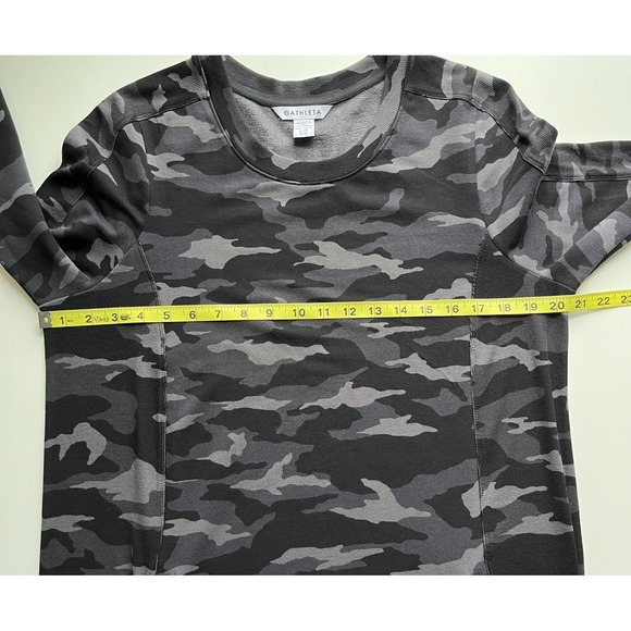 Athleta Camo Lux Balance Dress Black Womens Large Tall - Picture 12 of 15